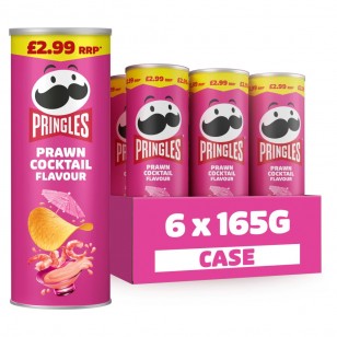Pringles Prawn Cocktail Sharing Crisps 6 X 165g Pmp £2.99 Pringles Prawn Cocktail Sharing Crisps 6 X 165g Pmp £2.99
